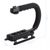 Ultra-Light U Shape Flash Bracket / Camera Support Mount Compatible