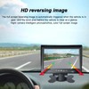 7in Backup Camera Monitor Reversing Display V1 V2 Video Inputs