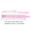 BellaaMm Leather Collar for Women, Adjustable Choker Collars Necklaces with