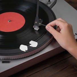 Toyvian 6pcs Record Player Needle Cover Record Needle Protector Replacement Turntable Stylus Cover Stylus Pen Plastic Original Protection Cap