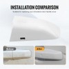BACAR Exterior Door Handle Cover Trim LR025407 Outside White for