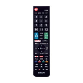 ELECOM TV Remote Control for SONY Sony Bravia 【Easy-to-use remote control that requires no setup】 Black ERC-TV02XBK-SO