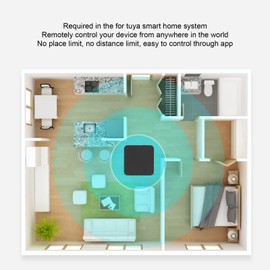 Tuya Bluetooth Gateway, Smart Home WiFi Bridge for Google Assistant Smart Devices, Voice Control, App Remote Control, Gateway Smart Hub, Multi Network Integration