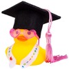 NHQZ Funny Academic Rubber Duck with Diploma, Mini Graduation Duck