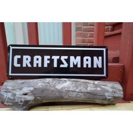 CRAFTSMAN TOOL SIGN Mechanic Sears Workbench Shop Advertising Logo Garage