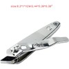 Risprsulen 2Pcs Stainless Steel Slanted Edge Nail Cutting Clippers Pedicure