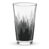 Moonlight4225 Forest Tree Line Set of 2 16oz Printed Pint