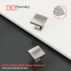 homdiy 10 Pack Cabinet Knobs Brushed Nickel Drawer Knobs -