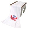 Abc Casa 50th Birthday Gift Towel with Embroidered Football Logo