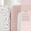 4 Pack Crib Sheets for Girls – Fitted Crib Sheets