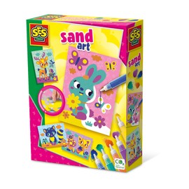 SES Creative 14136 Animal Colourful Sand Pictures, Forest Animals, Various Colours, Medium