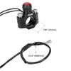 CNC Universal Motorcycle Engine Stop Start Kill Switch Button with