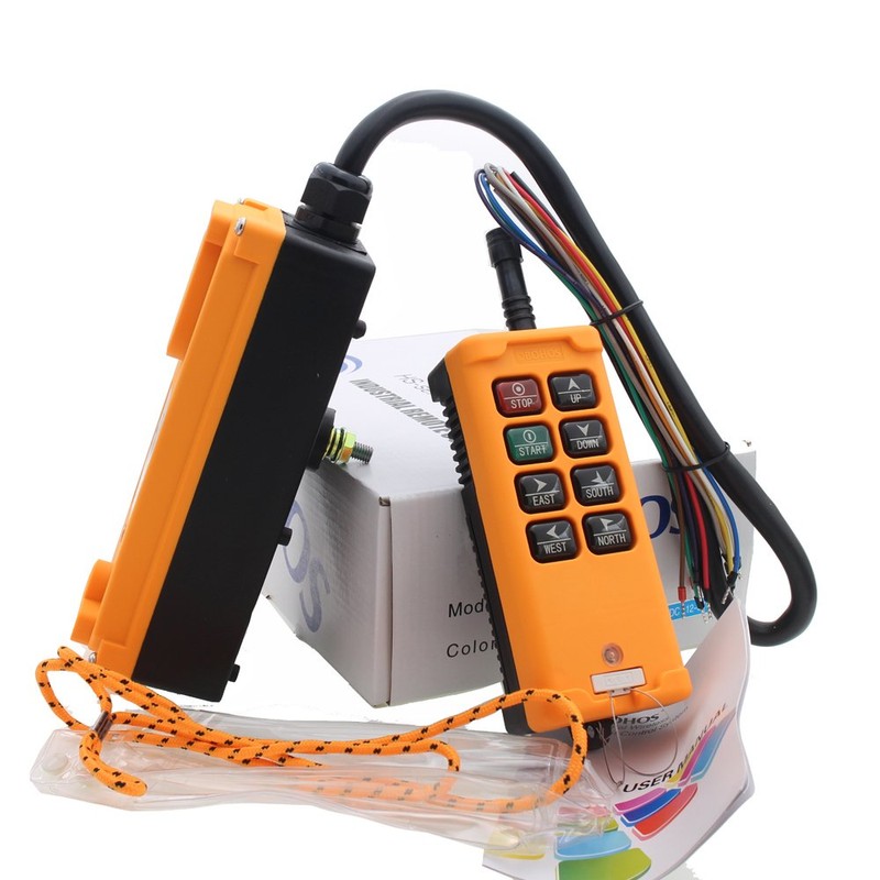 8 Key Industrial Remote Control Wireless Hoist Crane Push Button