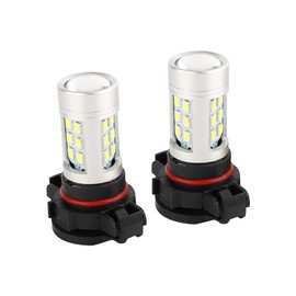 Bombillas LED 2 luces blancas 5202 H16 Antiniebla o Diurnas para Bombillas de Alta Potencia Faro Led para Auto Faros Niebla Luces Auxiliares Barras para Auto Focos LED
