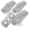 com-four® 30 x Stainless Steel Replacement Blades for Cleaning Scraper,