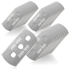 com-four® 30 x Stainless Steel Replacement Blades for Cleaning Scraper, Hob Scraper, Ceramic Hob Scraper, Scraper Blades for Replacing - Suitable for Ovens and Cookers (30 Replacement Blades)