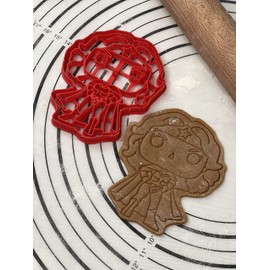 WW Princess Diana Cookie Cutter & Mold Produced by 3D Kitchen Art