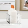 iDesign Stackable Clear Plastic Storage Bins – Narrow Organizer for