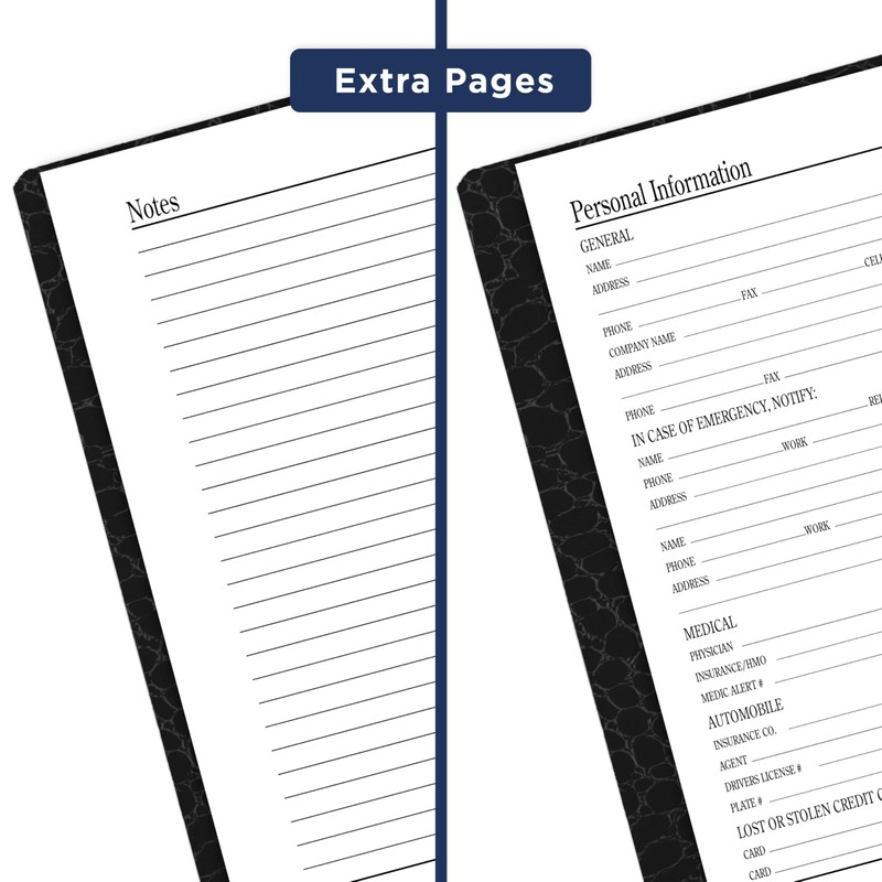 at-A-Glance Telephone & Address Book, 600+ Entries, 4" x 6",