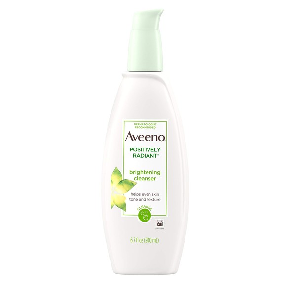 Aveeno Active Naturals Positively Radiant Cleanser, 6.7 Fl Oz