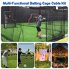 Batting Cage Cable Kit for 20FT, Retractable Batting Cage Wire