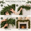 Artificial Cedar Garland for Christmas Decor – 1.8M Hanging Greenery
