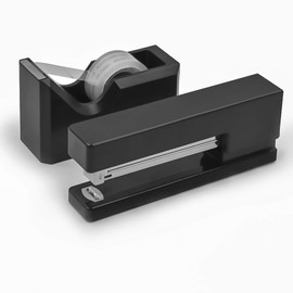 Stapler with 1000 Staples-Plier Stapler Save 60% Power,Good for Stapling at Home School or Warehouse (Black Stapler Suit)