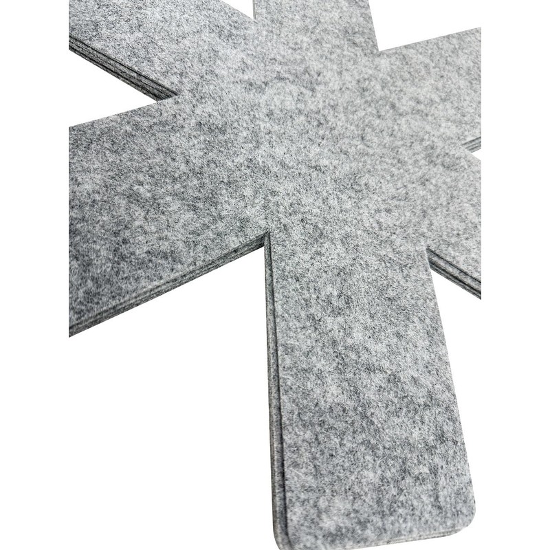 Rosenstein & Söhne Pot Mats: Set of 5 Felt Pan