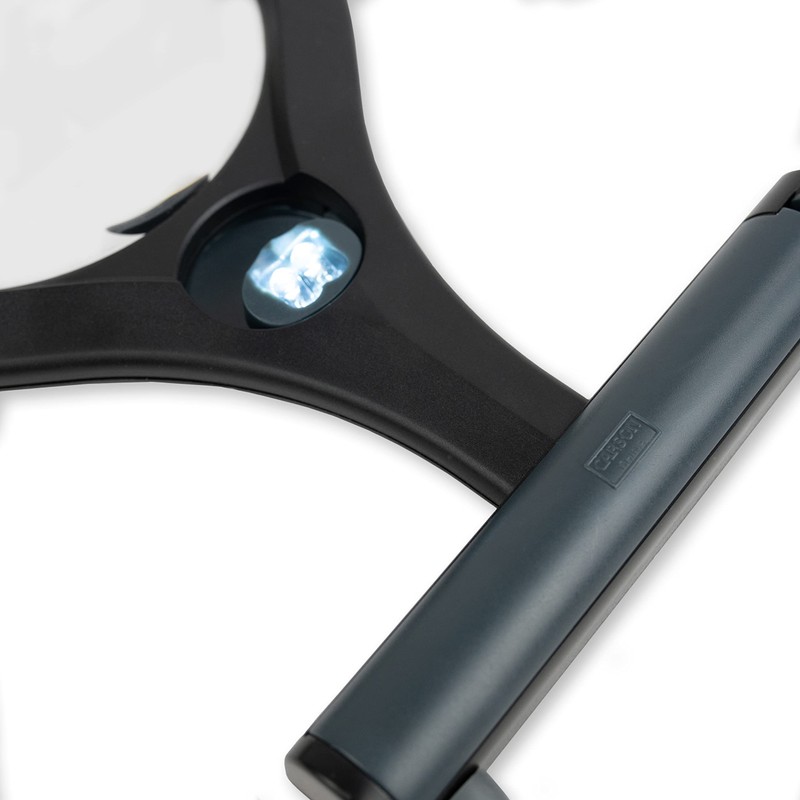 Carson® LumiCraft LED Lighted Hands-Free 2x Magnifier with 4x Spot