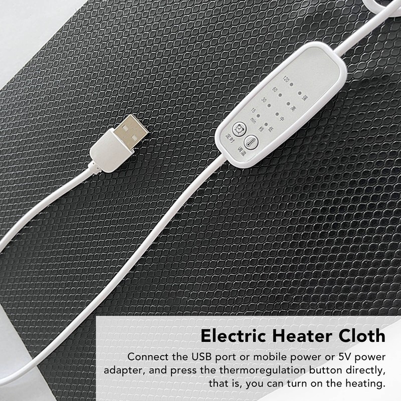 Temperature Regulating Heating Pad 4 Gear USB Power Waterproof Electric