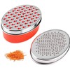 Kunovo Cheese Grater With Airtight Storage Container,cheese shredder&vegetable grater，Box Grater