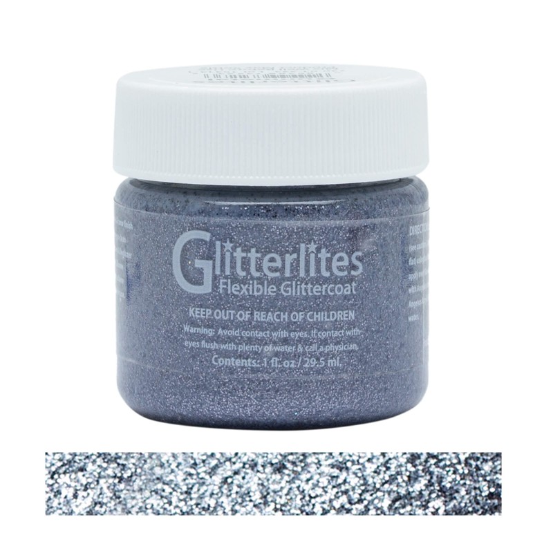 Angelus Paint Glitterlites 1 oz Gunmetal