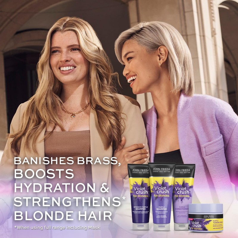 John Frieda Violet Crush for Blondes Toning Conditioner for Blonde