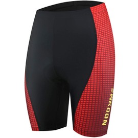 NOOYME Womens Bike Shorts for Cycling with 3D Padded Pink Ride Women Cycling Shorts (Sunset, Medium)