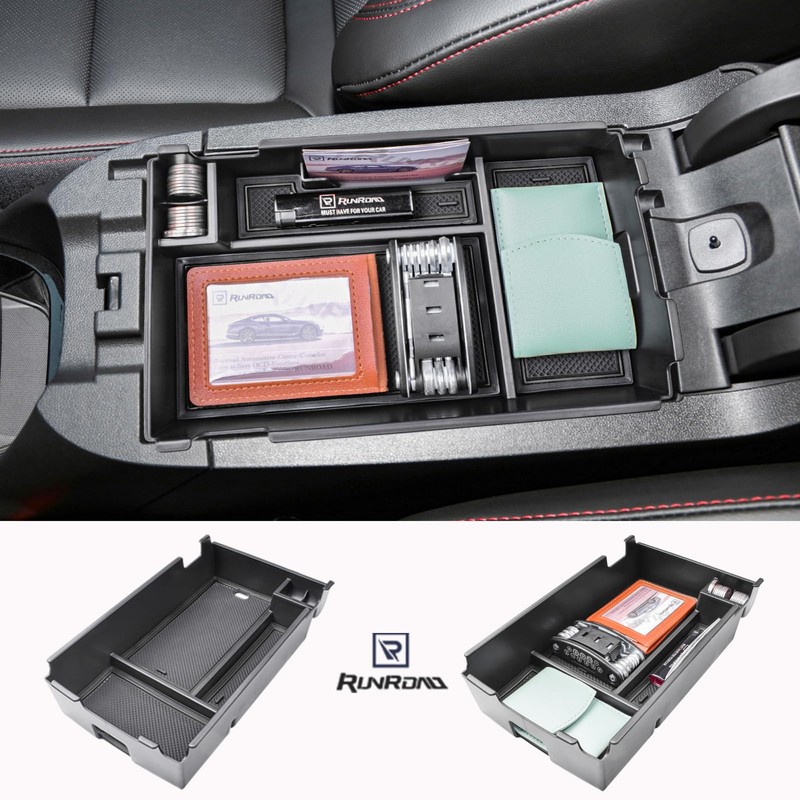 RUNROAD Center Console Organizer Tray Compatible with Chevy Equinox 2018