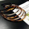 6 Pcs Diadema de Plástico Fina, Elástica y Sin Presión