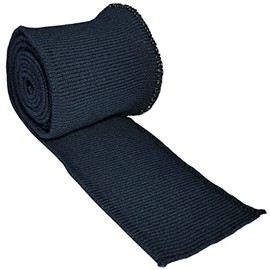 AERZETIX - C56583 - Elastic Fabric/Band 130 x 6.5 cm - for Ribbed Cuffs, Cuffs, Hem, Jacket - Colour Dark Blue - 100% Acrylic - Clothing Knitted Jacket Decoration Creative Projects Sewing