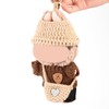 Lyreh 5-Piece Clothes Accessories for Dolls, Brown Yarn Doll Outfits