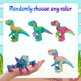 DOSEVENTOY 3D Printed Dragons,6" Colorful 3D Printed Flexible Articulated Dragon Fidget Toys,Cool Stuff Fun Gifts,Home Office Desk Decor,Adults Teens Boy Gifts Easter Basket Stuffers