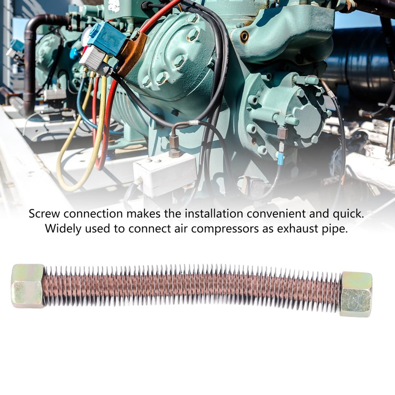 Air Compressor Exhaust Pipe, 3/4-16UNF 12 mm Air Compressor Outlet