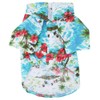 POPETPOP Hawaiian Dog Shirt with Straw Hat : Dog Summer