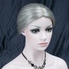 Aimole Stage Performance Braid Updo Bun Wigs Old Lady's Women