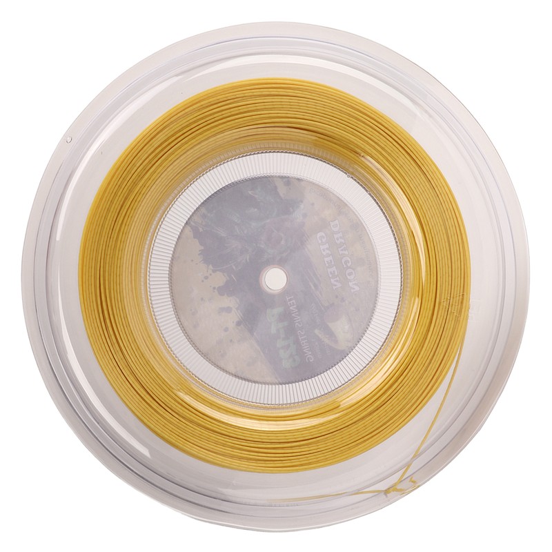 1.25mm Tennis Racket String Double Ribbed Pattern Beat Resistant Polyester