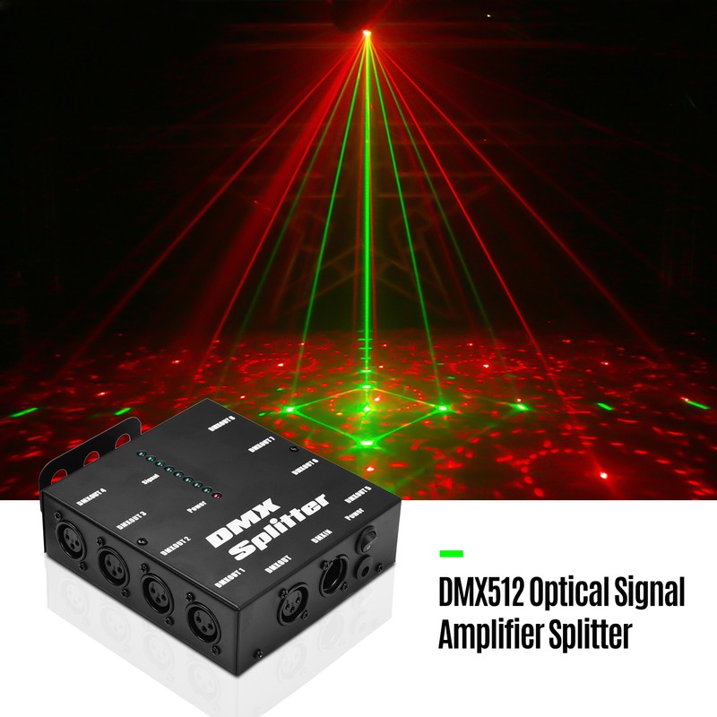 Signal Splitter 1 Way in 8 Channel Output Signal Splitter