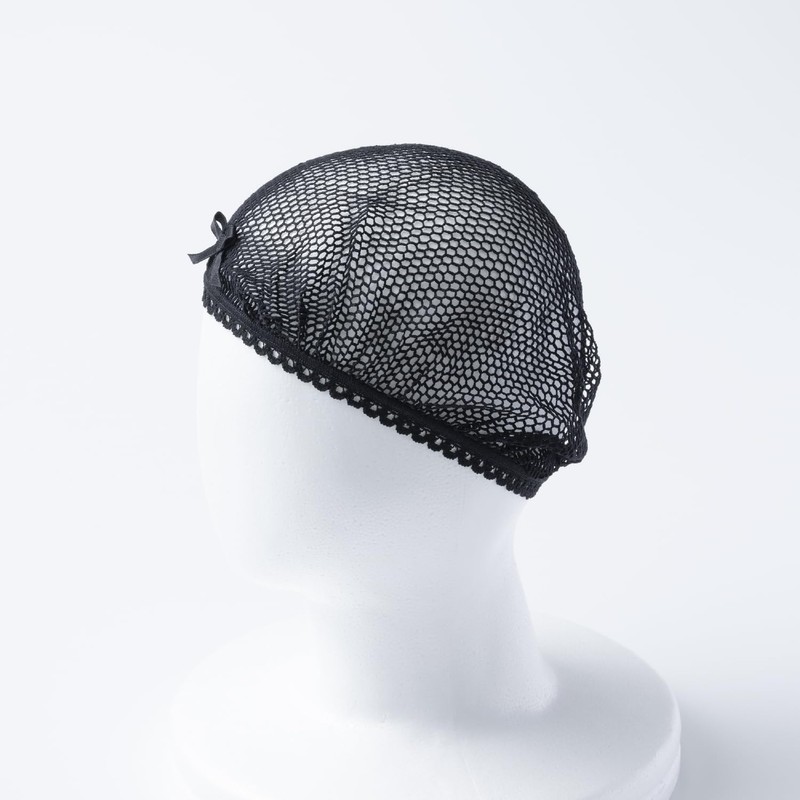 Kai Corporation Hair Goods Hair Net Black (with Ribbon) HA3045