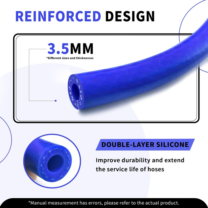 5FT ID 3/8" (10mm) Heater Hose Coolant Silicone hose Radiator