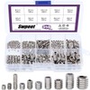 Swpeet 350 Pcs Stainless Steel Allen Head Socket Hex Grub