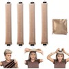 Rizador de Pelo Sin Calor, 4pcs Tubos para Cabello, Rizador