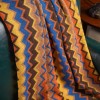 Fennco Styles Boho Zigzag Throw Blanket – 50" x 60"