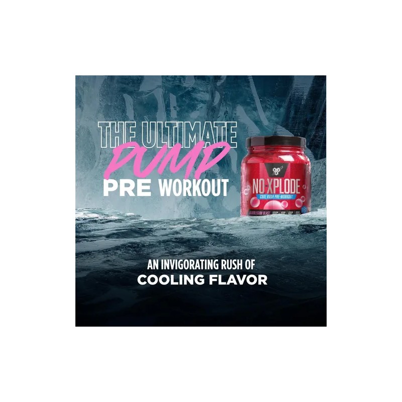 No Xplode Cool Rush Pre- Workout Bsn 30 Servicios Sabor